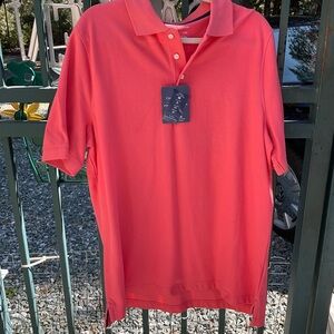 5-2026 croft & barrow Men's Coral Short Sleeve Polo